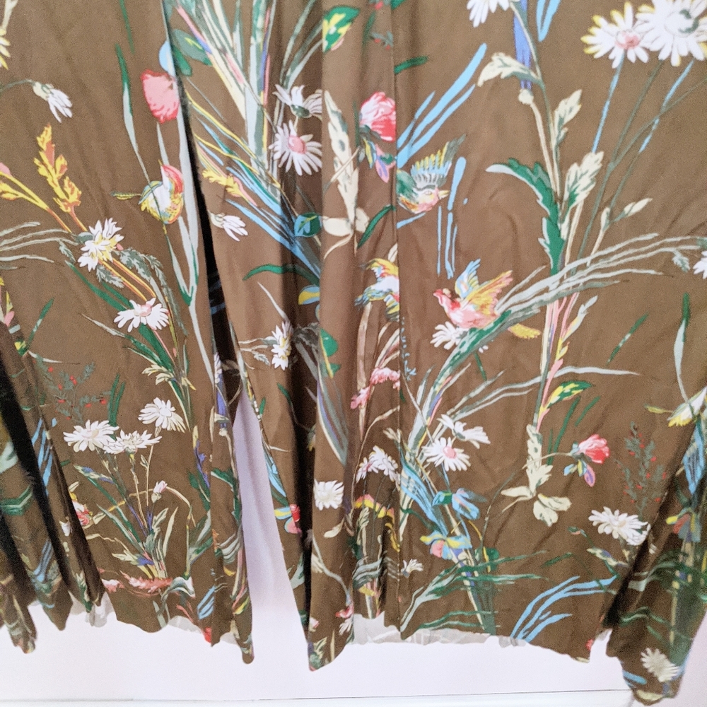 NWT A+ Anthropologie Maeve Floral Wide Leg Pants - Picture 6 of 9
